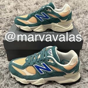New Balance 9060 Spruce Peach Blossom. Womens 7.5